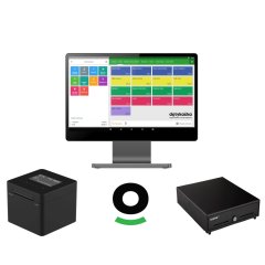 Dotykacka Uniwersalna z drukarką fiskalną Elzab Cube Online