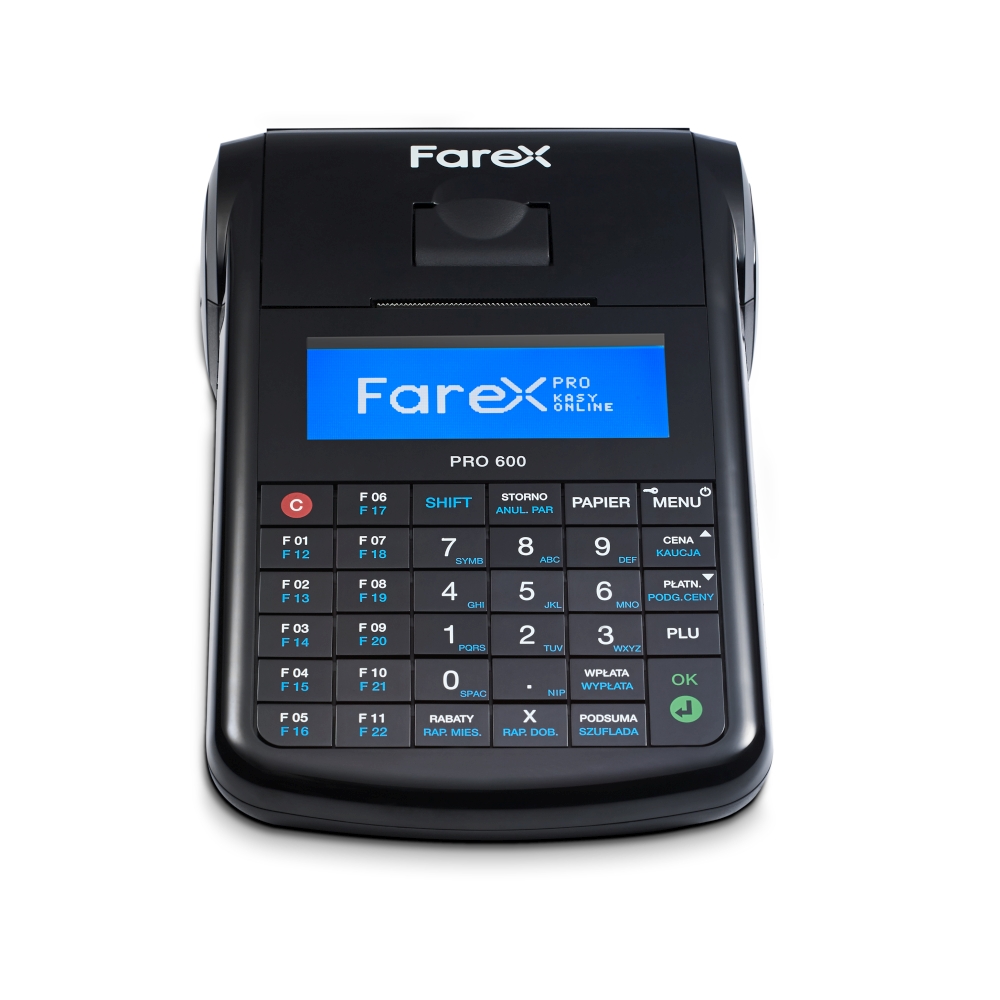 KASA FISKALNA ONLINE FAREX PRO 600 LAN / WIFI / GSM