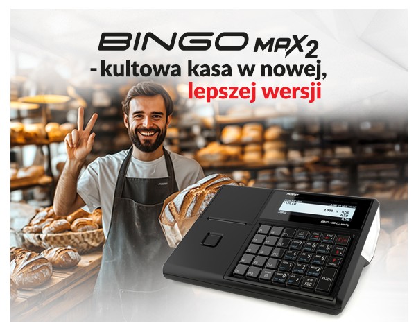 Kasa fiskalna do sklepu Posnet Bingo Max 2
