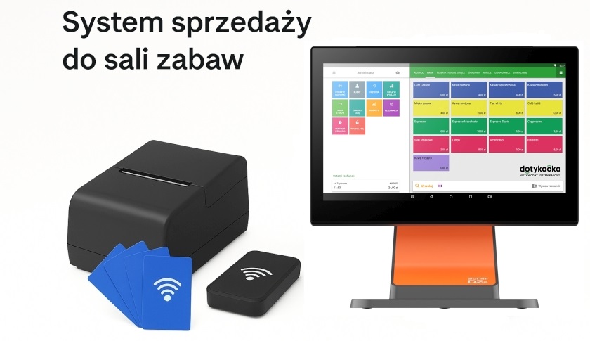 Nowoczesny POS iMin D2 z oprogramowaniem Dotykačka Terminal POS iMin D2 z systemem Dotykačka