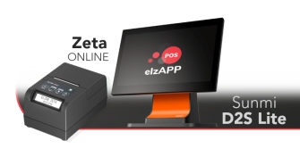 zestaw sprzedażowy elzAPP POS z drukarką Zeta Online