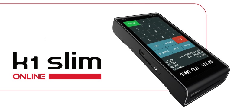 kieszonkowa kasa fiskalna Elzab K1 Slim