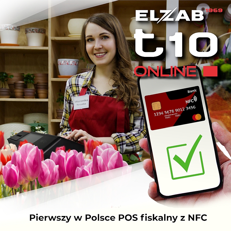 POS Elzab T10 Online w kwiaciarni