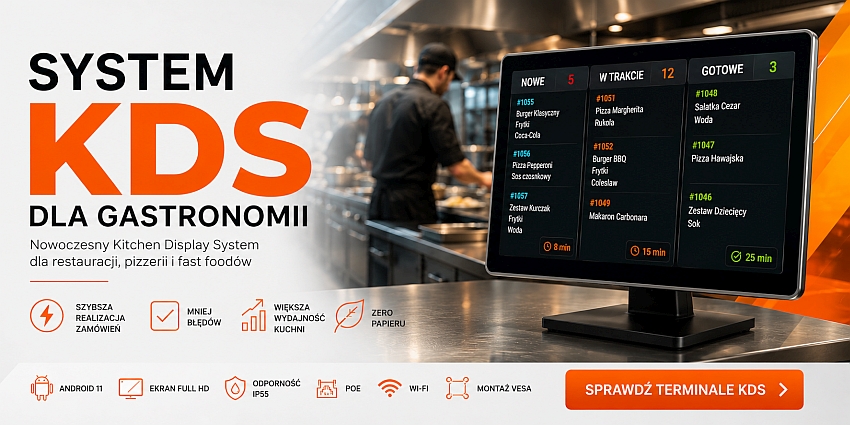 System KDS do gastronomii