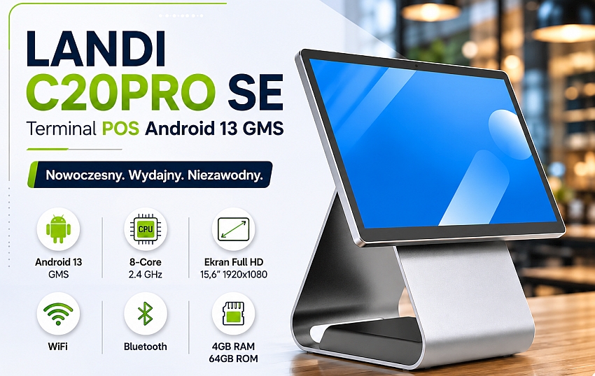 Dotykowy terminal POS Landi C20Pro SE