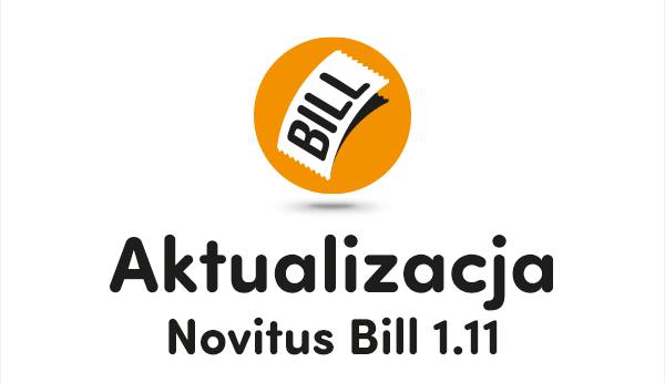 aktualizacja aplikacji Novitus Bill