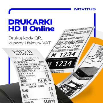 Drukuj faktury na Novitus HD II Online