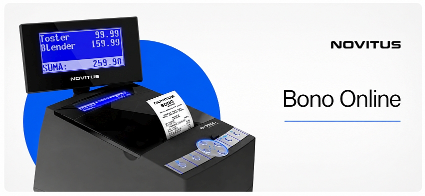 Drukarka fiskalna Novitus Bono Online