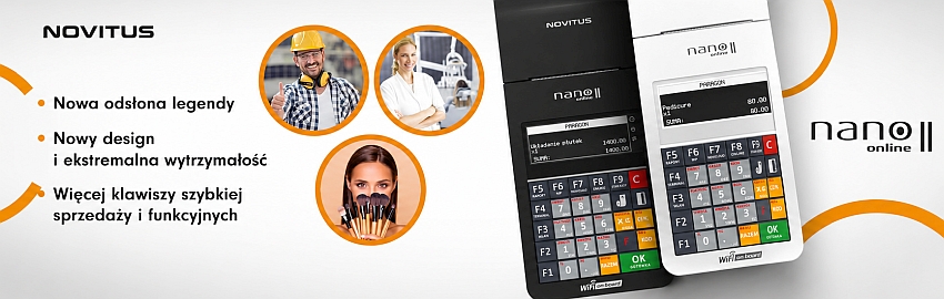 Novitus Nano II Online kasa fiskalna online
