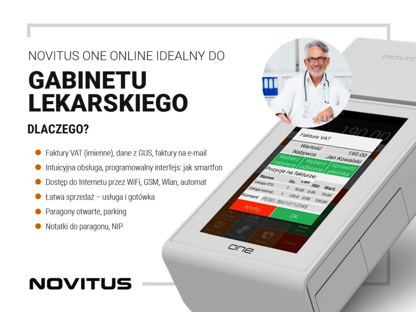 novitus one do gabinetu lekarskiego