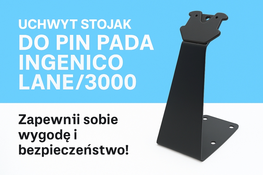 Stojak do terminala płatniczego Ingenico Lane 3000 – ergonomiczne rozwiązanie