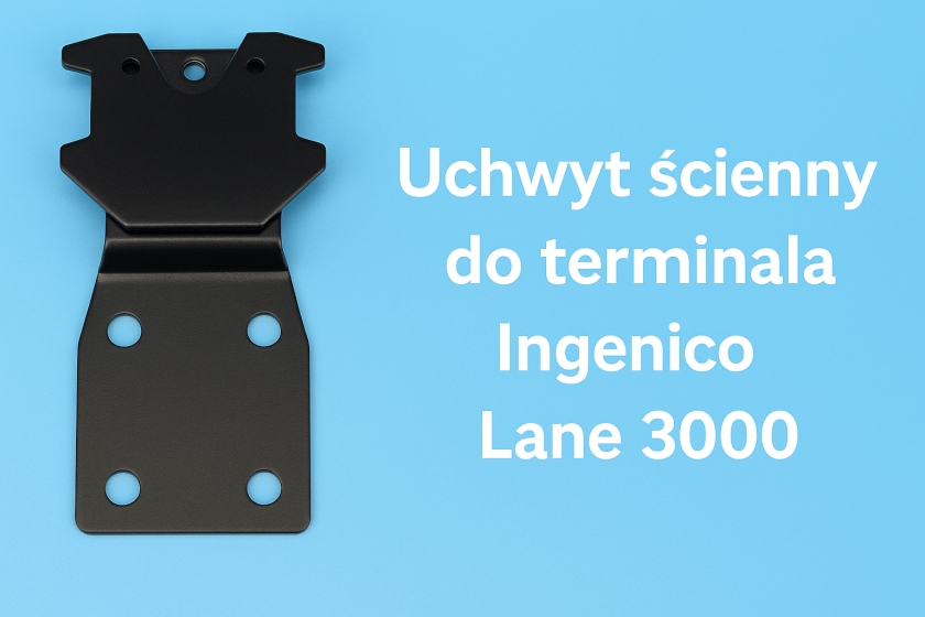 Uchwyt do terminala Lane 3000 w punkcie sprzedaży