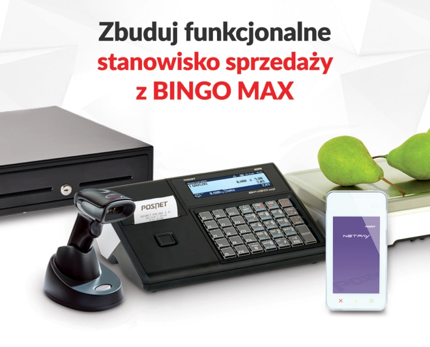 kasa fiskalna Posnet Bingo Max